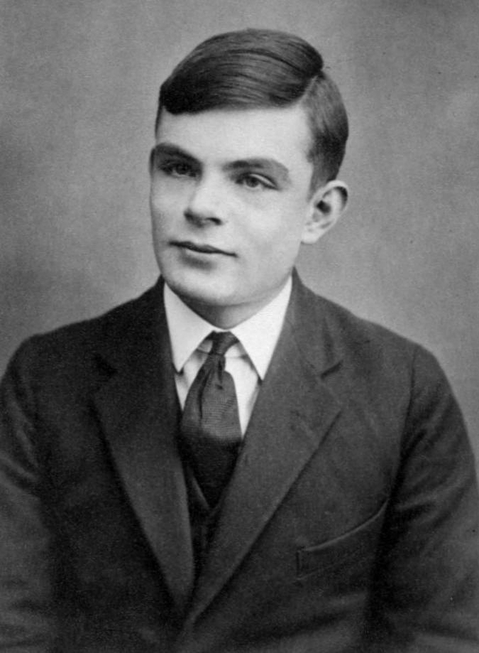 Photograph of a teenage Alan Turing